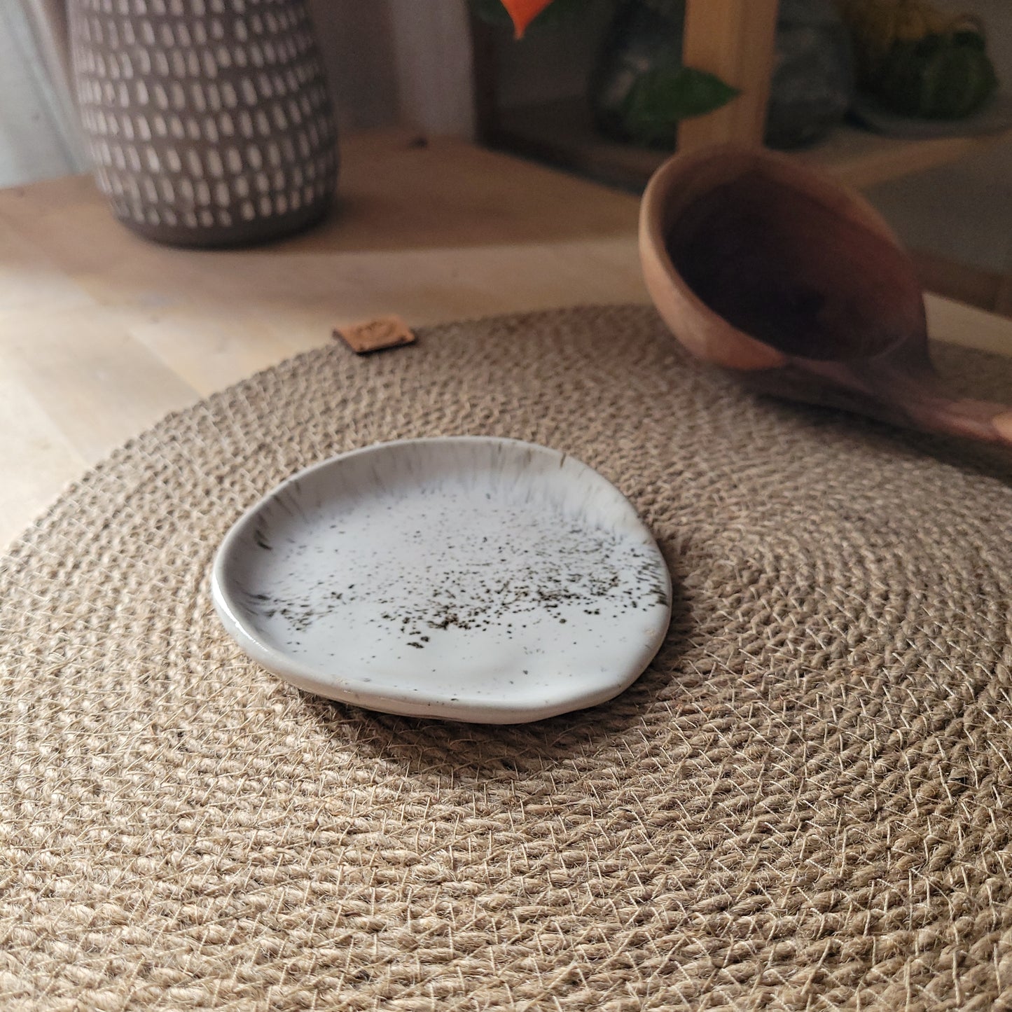 Add a touch of rustic charm to your kitchen with this handmade spoon rest.