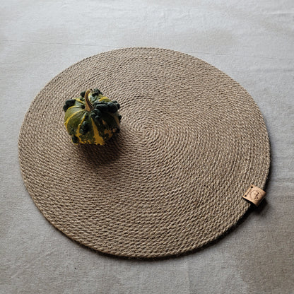 Natural Jute Placemats - Decorative Table Setting Placemats for Farmhouse Decor (1, Set of 2, Set of 4)