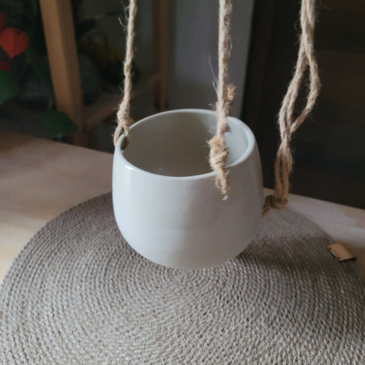 Hanging Plant Pot - Seconds with Base Imperfections