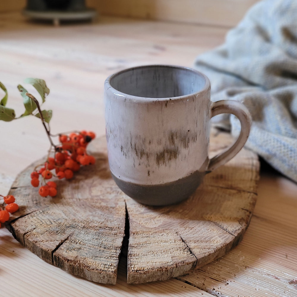 Mug | Gray Speckled Stoneware | Handmade 500ml
