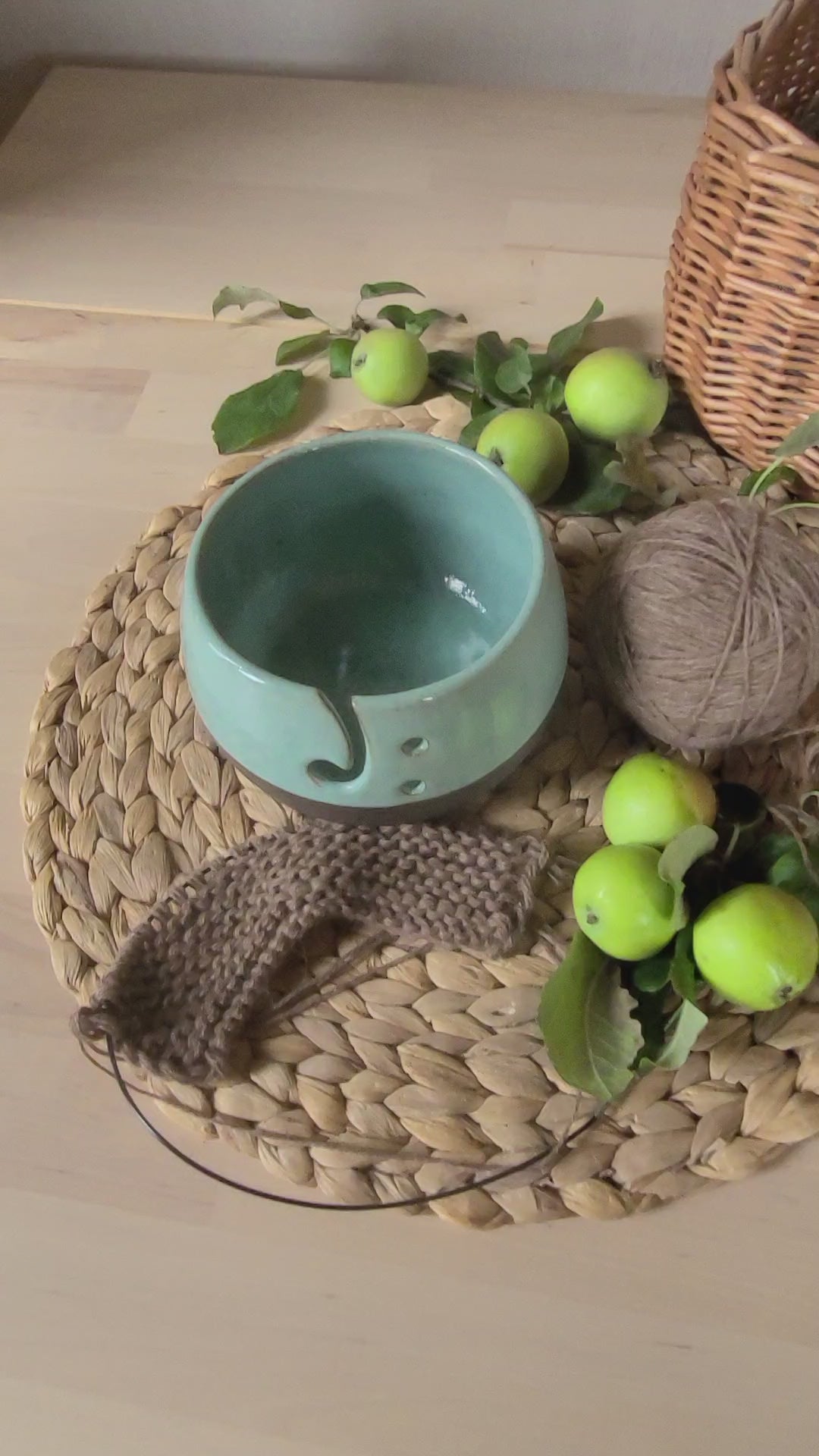 Maasta Ceramic Yarn Bowl Large - Baaad Anna's Yarn Store