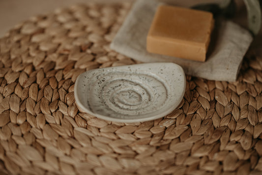 Rustic Ceramic Soap Dish for a Unique Design 