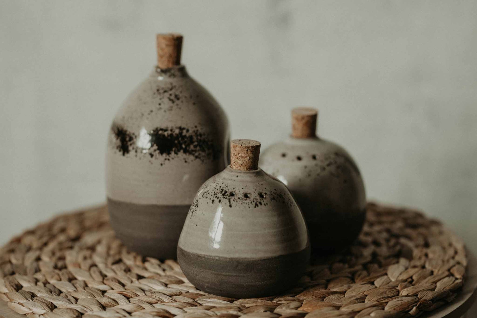 Spice up your kitchen counter with this stunning handmade ceramic oil bottle! Perfect for adding a rustic style to your kitchen space, this unique oil pourer and dispenser makes a great housewarming or hostess gift.