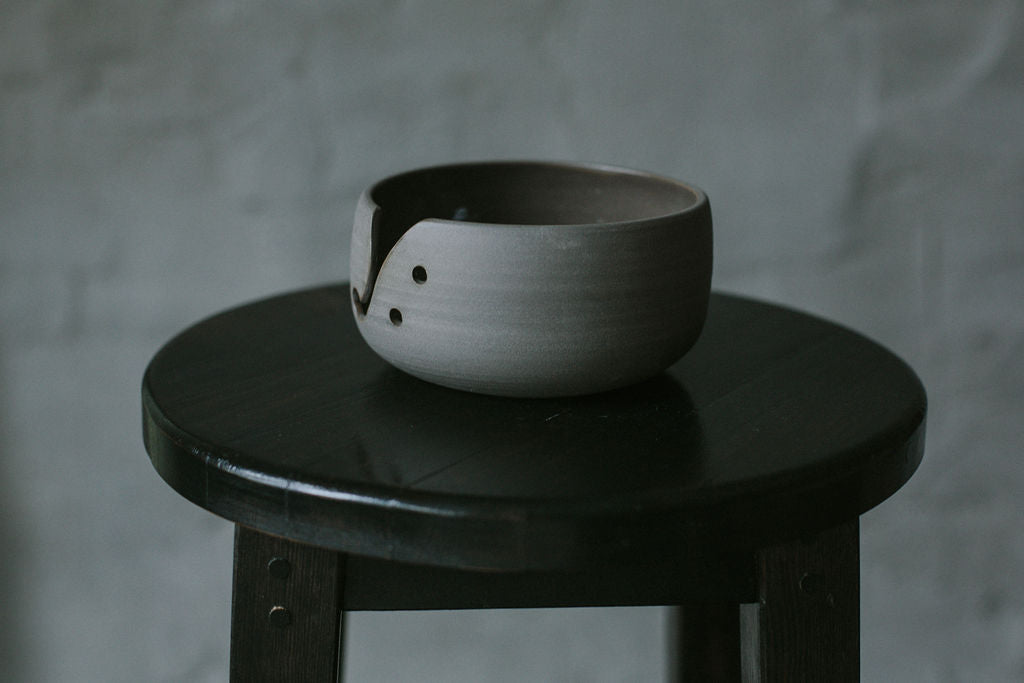 Handmade yarn bowl