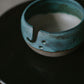 Knitting Bowl - Ceramic Yarn Holder - Dark Blue Glaze